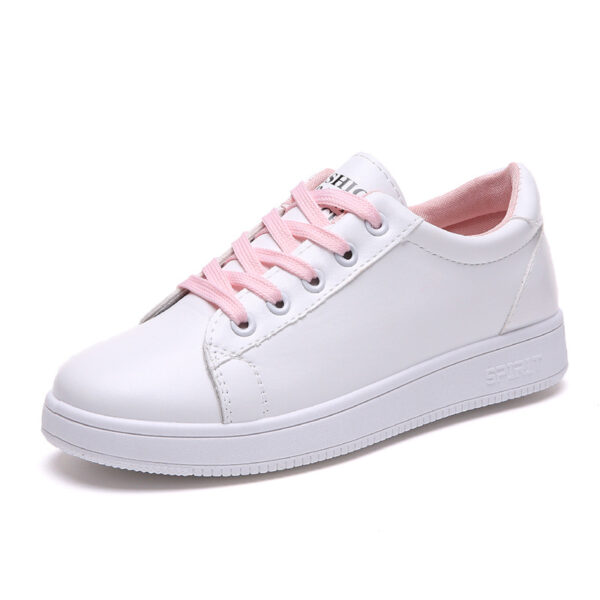 Best selling cheaper ladies spring Korean casual flat small white shoes