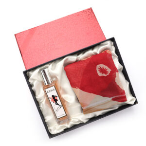 Women's perfume Girl friend set gift box scarf