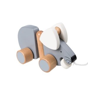 Eco Friendly Wood Elephant Toy for Baby