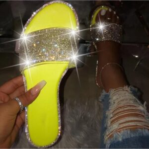 Yellow Slippers Women Sandals